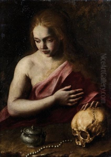 Marie Madeleine Oil Painting by Bartolomeo Guidobono