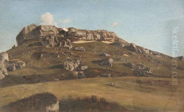 Paysage Oil Painting by Paul Camille Guigou