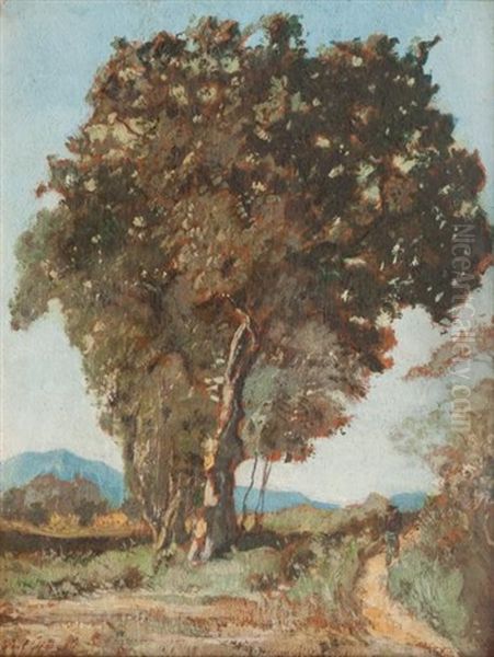 Le Grand Arbre Oil Painting by Paul Camille Guigou