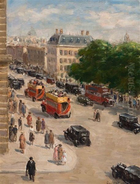 Londres Frequente Oil Painting by Narcisse Guilbert