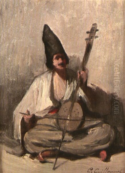 Le Musicien Oil Painting by Gustave Achille Guillaumet