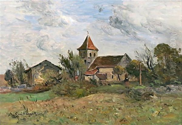 Le Hameau Oil Painting by Jean Baptiste Antoine Guillemet