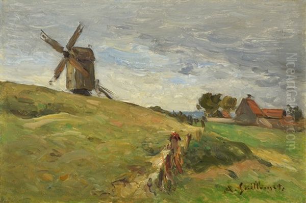 Paysage Breton Oil Painting by Jean Baptiste Antoine Guillemet