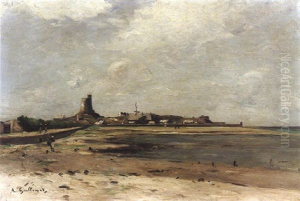 Saint Vaast La Hougue Oil Painting by Jean Baptiste Antoine Guillemet