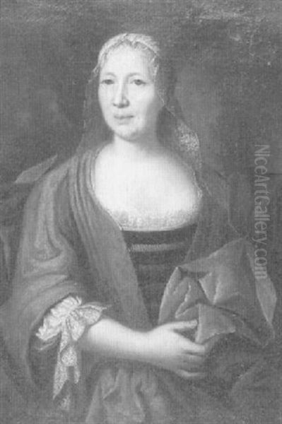 Bildnis Jeanne Mercier Geb. Cheneviere by Jean Francois Guillibaud