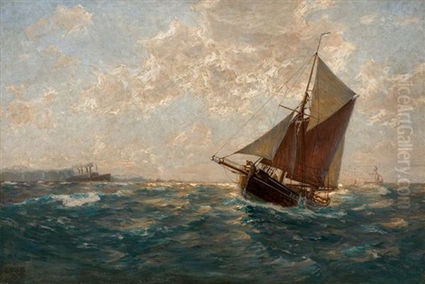 Marine Painting Oil Painting by Erwin Carl Wilhelm Guenther