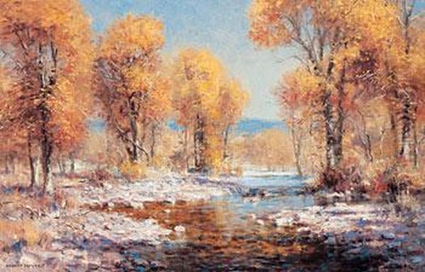 Granite Creek Oil Painting by Robert Peter Baker