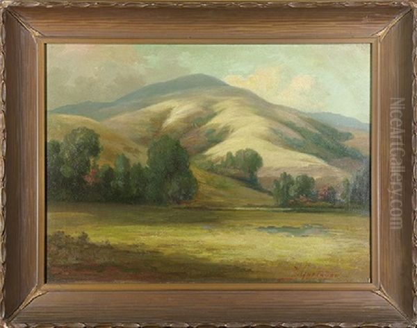 Mount Daiblo Oil Painting by Herman (Henry) Gustavson