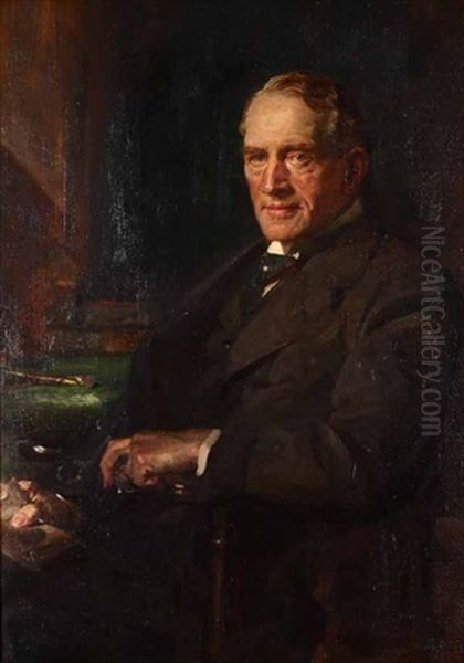 The Portrait Of George Macritchie Low Oil Painting by James Guthrie