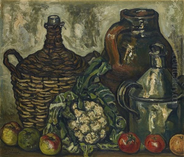 Bodegon De La Coliflor (still Life With Cauliflower) by Jose Gutierrez Solana