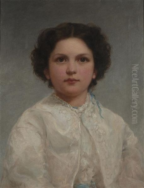 The Artist's Daughter Oil Painting by Seymour Joseph Guy