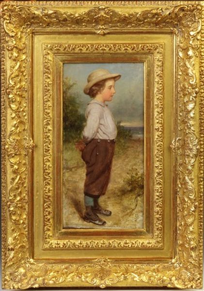 Young Boy Oil Painting by Seymour Joseph Guy