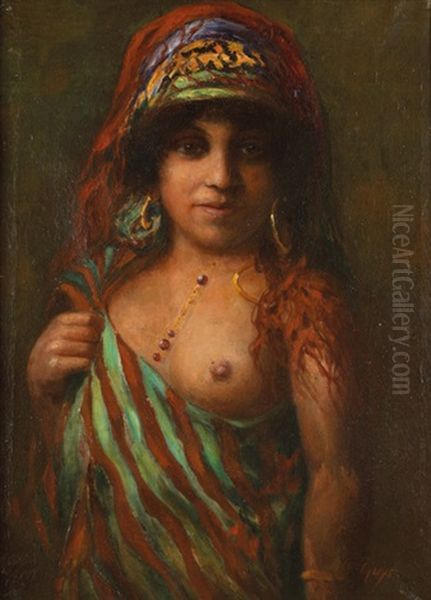 Le Beau Regard Oil Painting by Francois Ernest Guye