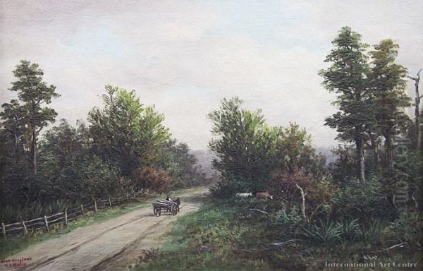 Near Greytown Oil Painting by William George Baker