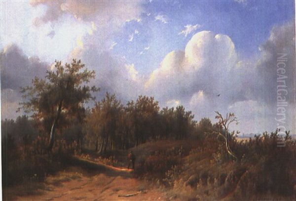 Auf Dem Heimweg Oil Painting by Franciscus Antonius de Haan