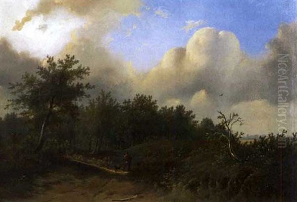 Landschaft Oil Painting by Franciscus Antonius de Haan