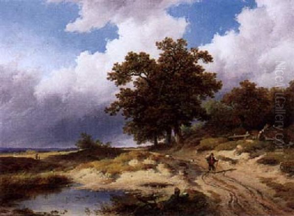 Weite Landschaft Oil Painting by Remigius Adrianus van Haanen