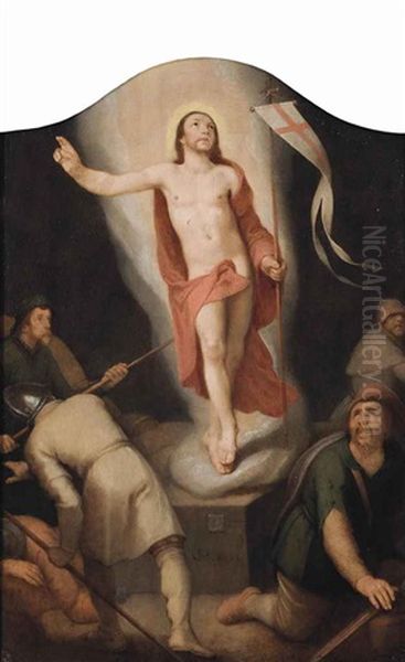 The Resurrection Oil Painting by Cornelis Cornelisz Van Haarlem