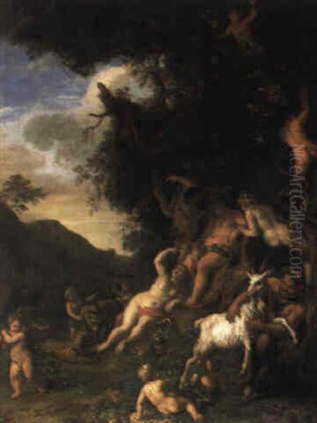 Bacchanal by Cornelis Cornelisz Van Haarlem