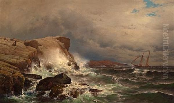 Star Island, Isle Of Shoals Oil Painting by Mauritz Frederick Hendrick de Haas