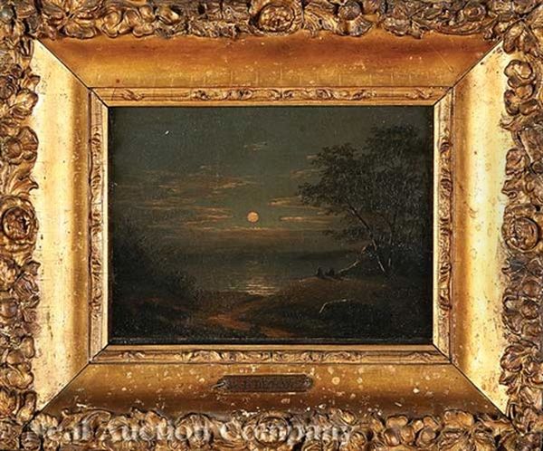 Moonrose Oil Painting by William Frederick de Haas