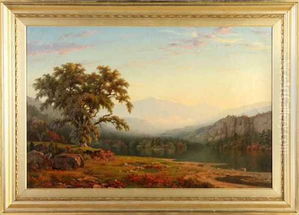 Summer In New Hampshire Oil Painting by William Frederick de Haas