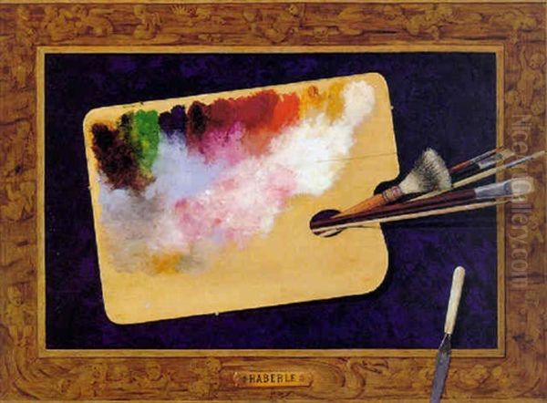 The Palette Oil Painting by John Haberle