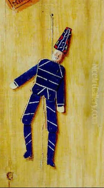 The Jumping Jack (tin Toy) Oil Painting by John Haberle