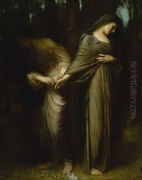 Vale (farewell) Oil Painting by Arthur Hacker