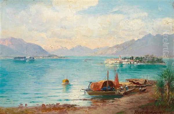 Lago Maggiore Oil Painting by Horst Hacker