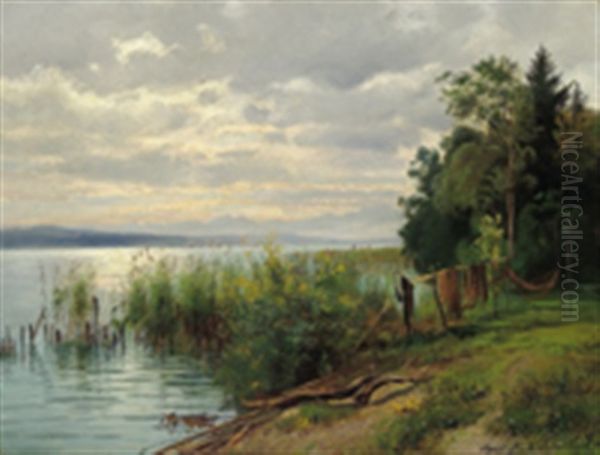 St. Pauls ..., Starnbergersee Bei Bernried Oil Painting by Horst Hacker