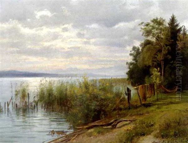 St. Pauls..., Starnbergersee Bei Bernried Oil Painting by Horst Hacker