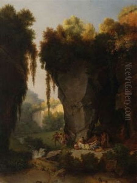 Das Goldene Zeitalter Oil Painting by Jacob Philipp Hackert