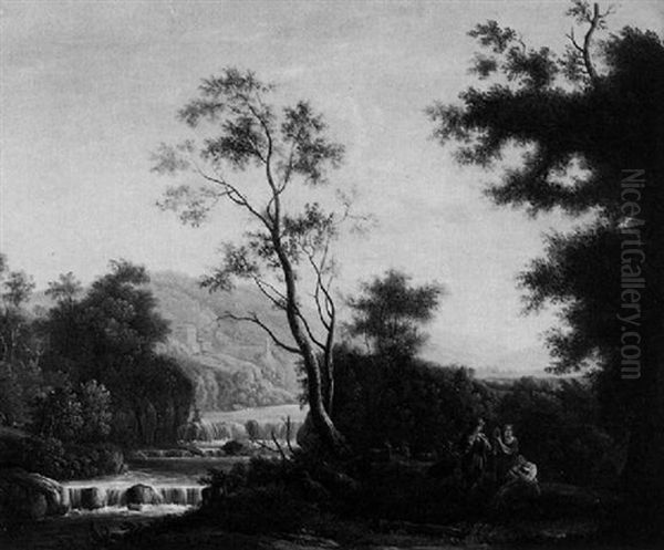 Sudliche Landschaft Oil Painting by Jacob Philipp Hackert