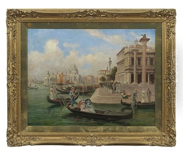 Venice Oil Painting by Arthur Trevor Haddon