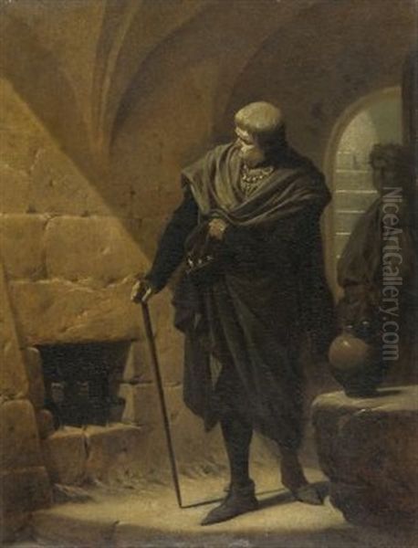 Gefangenschaft Konig Ludwigs Xi. Von Frankreich Im Kerker Karls Des Kuhnen by Carl von Haeberlin