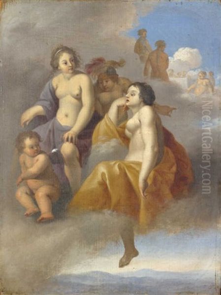 Venus, Minerve Et Junon Oil Painting by Johan van Haensbergen