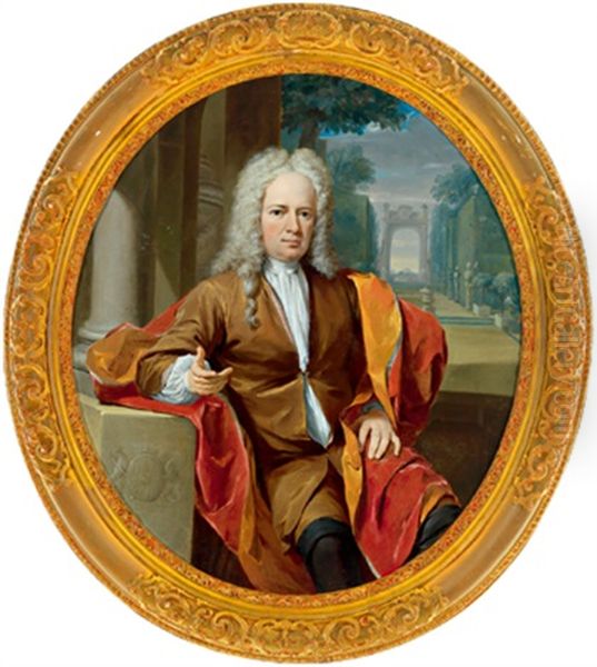 Bildnis Des Francois Van Bredehoff Oil Painting by Johan van Haensbergen