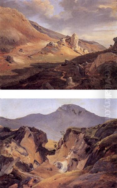 Paisaje Rocoso Oil Painting by Carlos de Haes