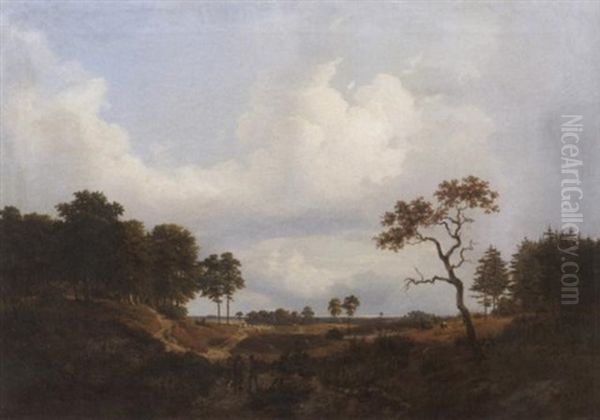 Kustenlandschaft An Der Ostsee Oil Painting by Johann Marcus Haeselich