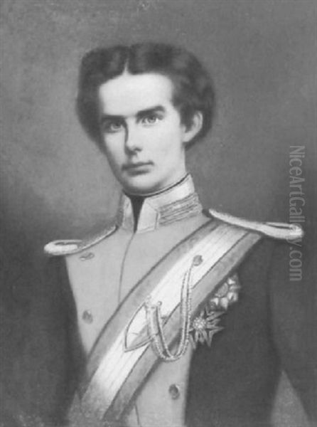 Konig Ludwig Ii. Von Bayern Oil Painting by Georg Hage