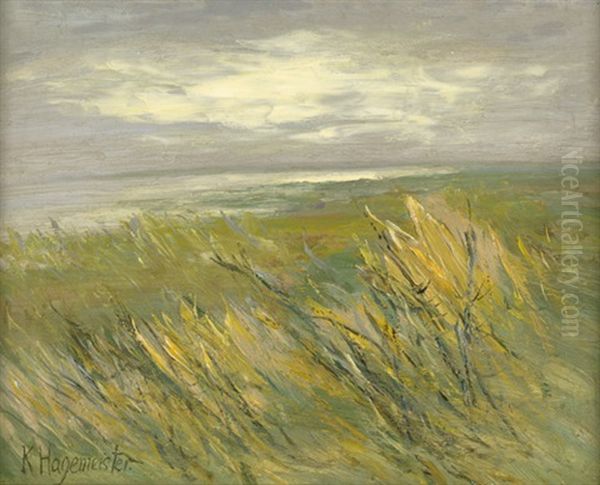 Dunenlandschaft Oil Painting by Karl Hagemeister