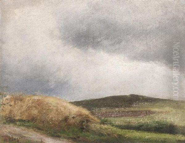 Gewitterstimmung Uber Den Dunen Oil Painting by Theodor Joseph Hagen