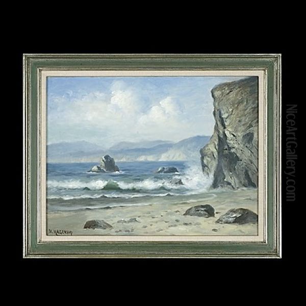 Pacific Coast Oil Painting by Nels Hagerup