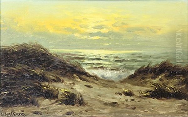 Break At The Dunes Oil Painting by Nels Hagerup