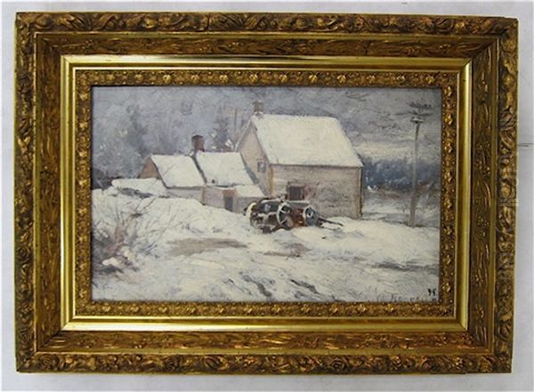 Farm Near Portland Oil Painting by Nels Hagerup