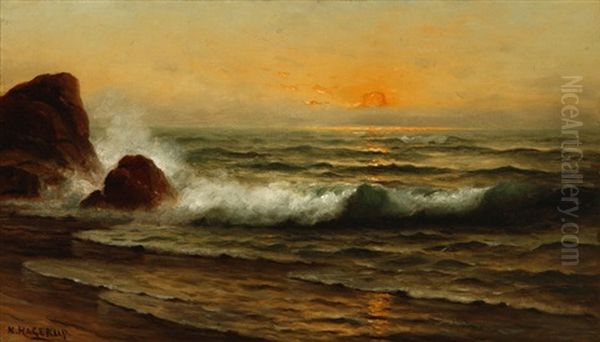 The Pulse Of The Pacific Oil Painting by Nels Hagerup