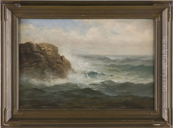 Breakers Oil Painting by Nels Hagerup