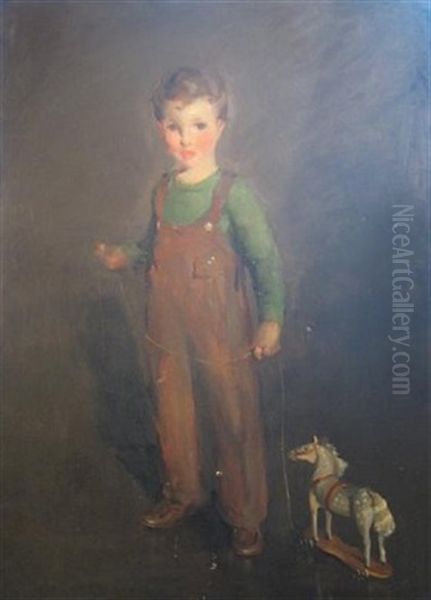 Portrait Of The Jonathan Ben Ali Haggin, Son Of The Artist by Ben Ali Haggin