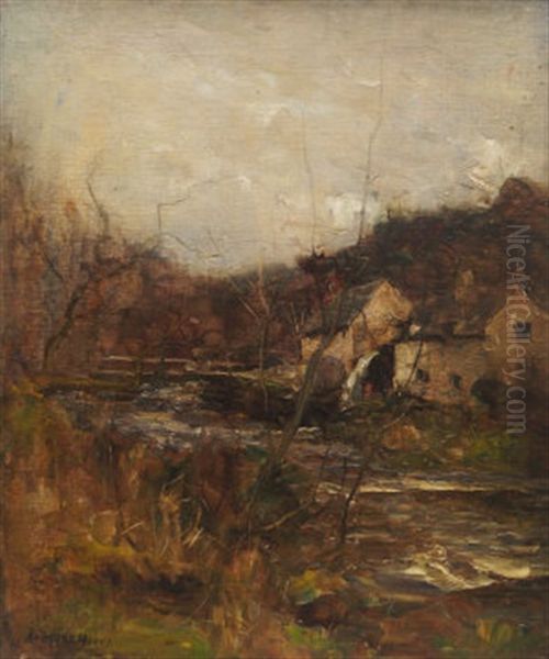 The Mill Oil Painting by Joshua Anderson Hague